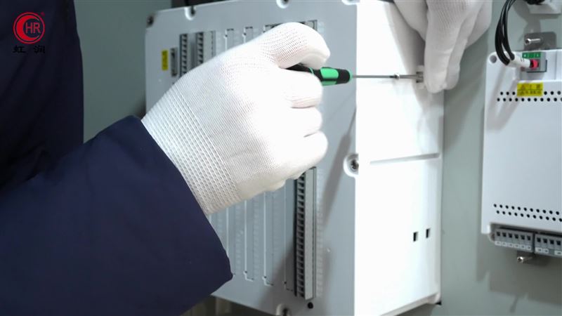 虹潤OHR-K700數(shù)據(jù)采集控制工作站安裝接線的操作講解