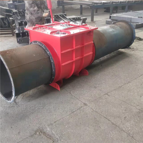 家具廠安裝DN500 單向隔爆閥 粉塵防爆閥
