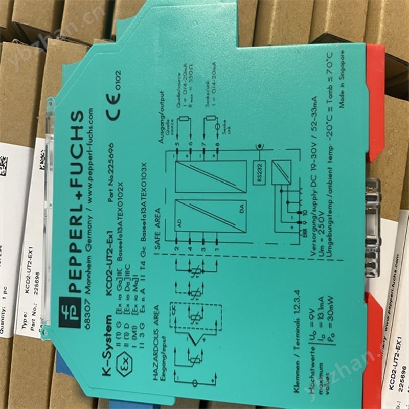 V1-G-2M-PVC倍加福P+F母頭連接器