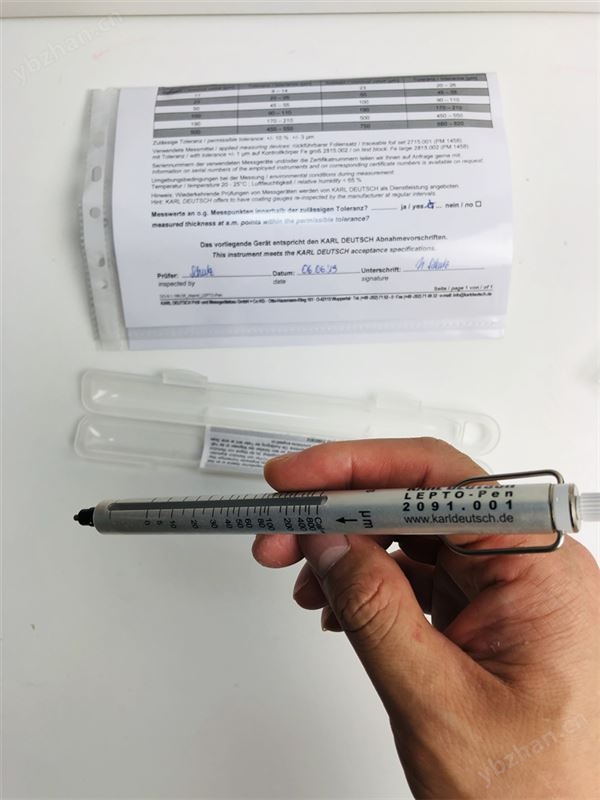 2091.001卡尔德意志Karl 2091.002涂层测厚仪LEPTO-Pen209