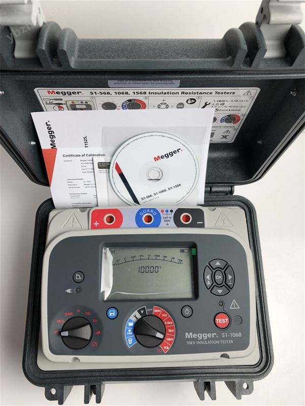 美国AVO/megger高压绝缘电阻测试仪兆欧表电阻绝缘IR测试S1-1068