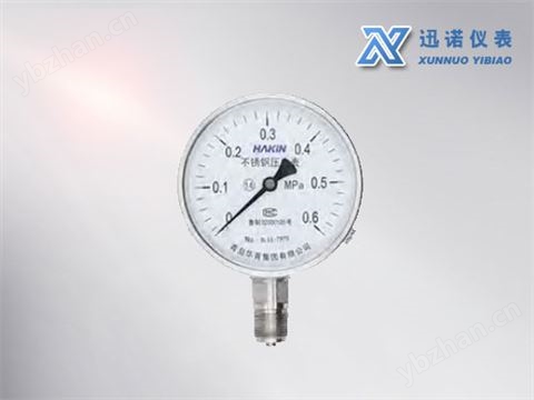 Y-BF 系列 不銹鋼壓力表