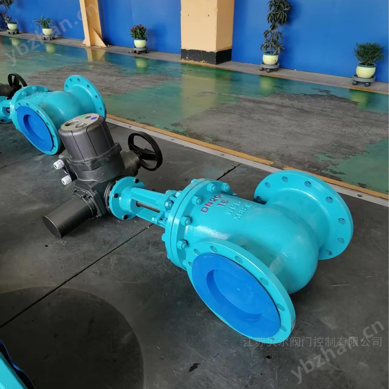 DN200铸钢材质电动法兰闸阀